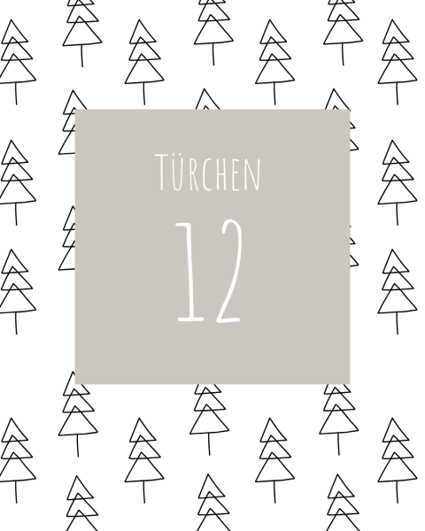 emmapünktchen ® - Türchen 12 Adventskalender 2024 LASER / PLOTT