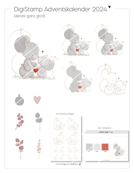 emmapünktchen ® - Türchen 17 Adventskalender 2024 DigiStamp