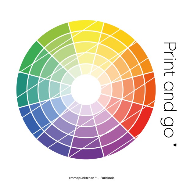emmapünktchen ® - Farbkreis PRINT & GO