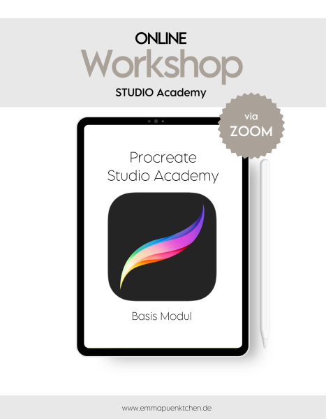 emmapünktchen ® Studio Academy - Basis Workshop Procreate