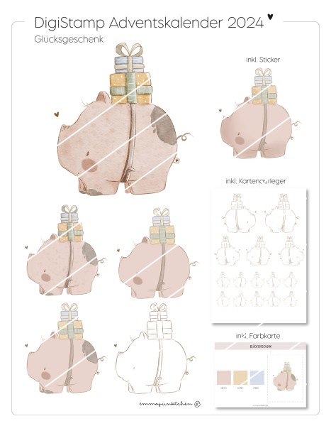 emmapünktchen ® - Türchen 6 Adventskalender 2024 DigiStamp